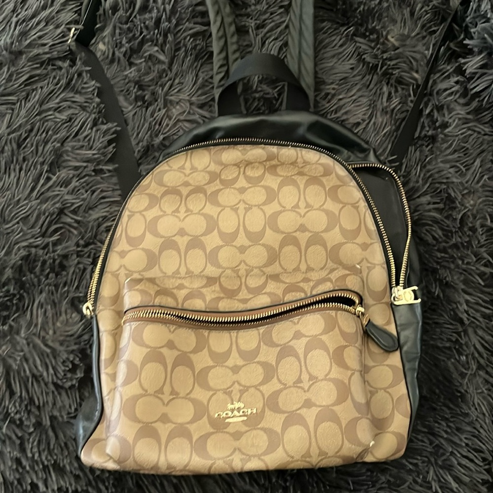 Coach medium Charlie backpack in signature print